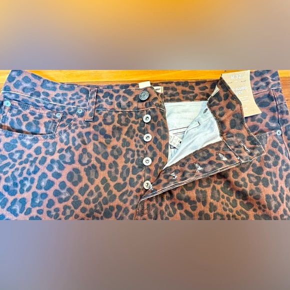 Madewell Leopard Print Flare Jeans - Picture 11 of 15
